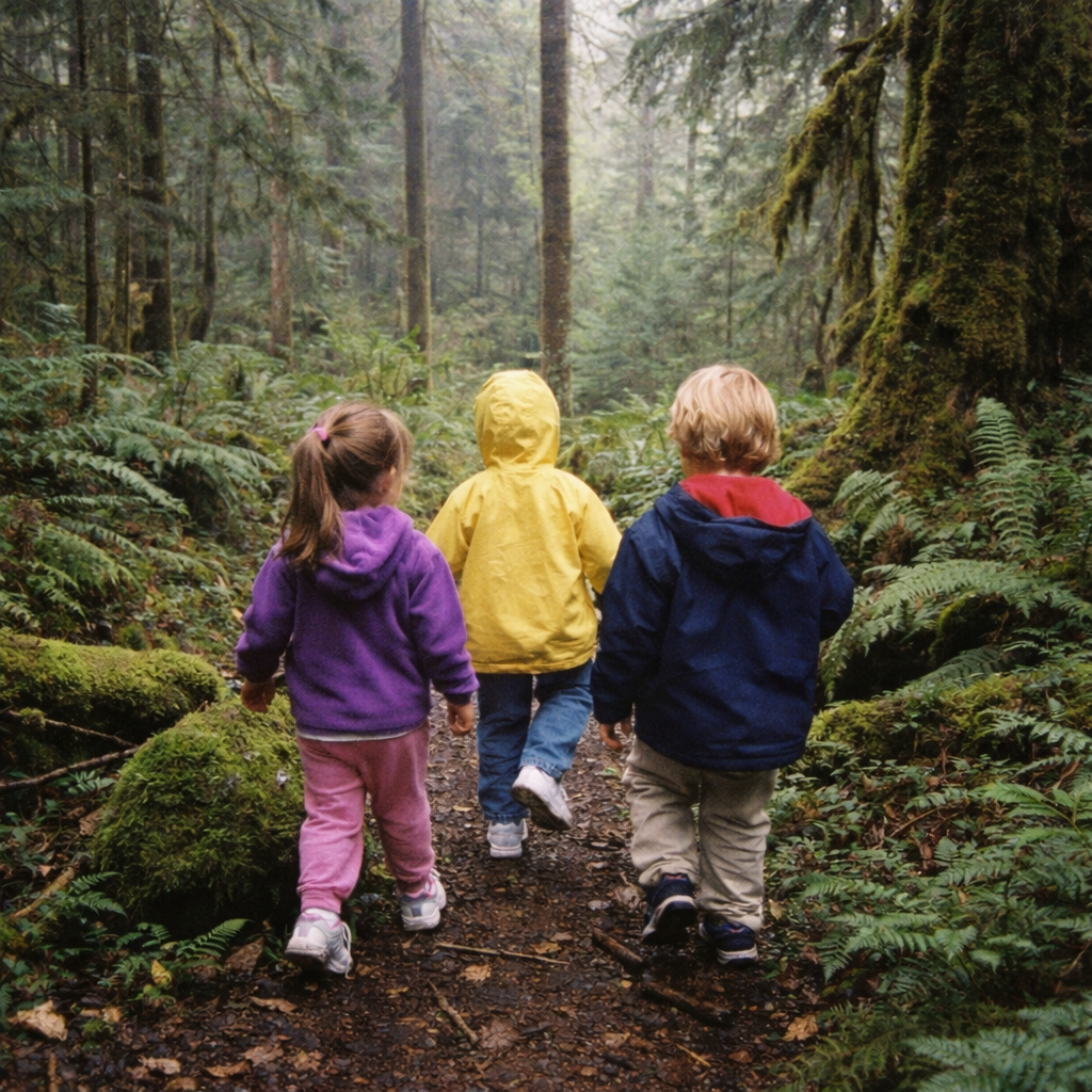 Children enjoying a healthy daycare meal